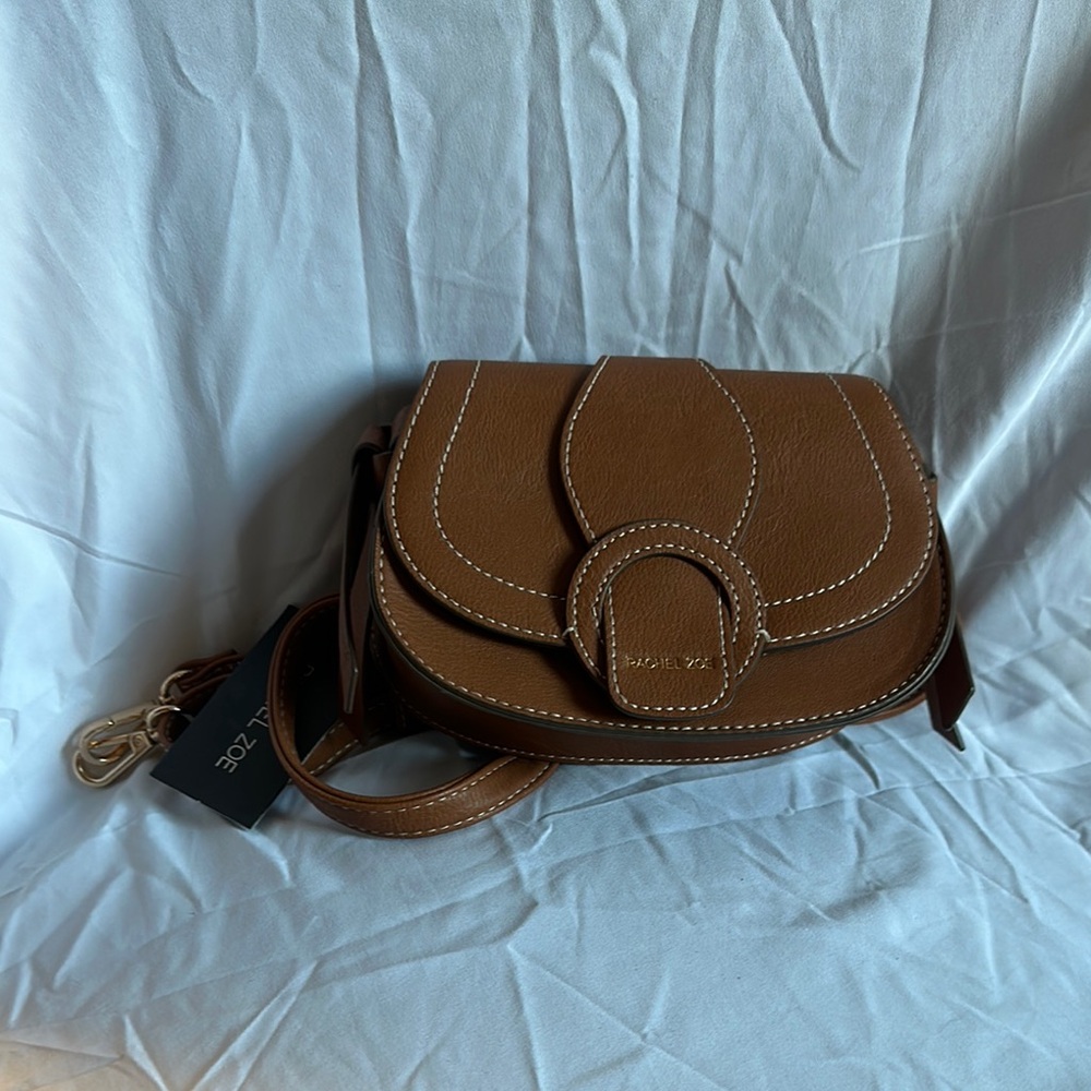 Rachel Zoe Brown 3 Way Crossbody Bag, Waist bag and Cluth bag. Very unique bag - Picture 10 of 14